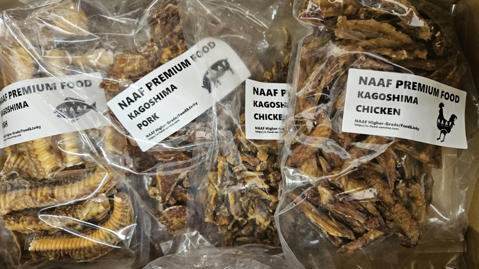 鶏・魚・豚・牛と種類豊富