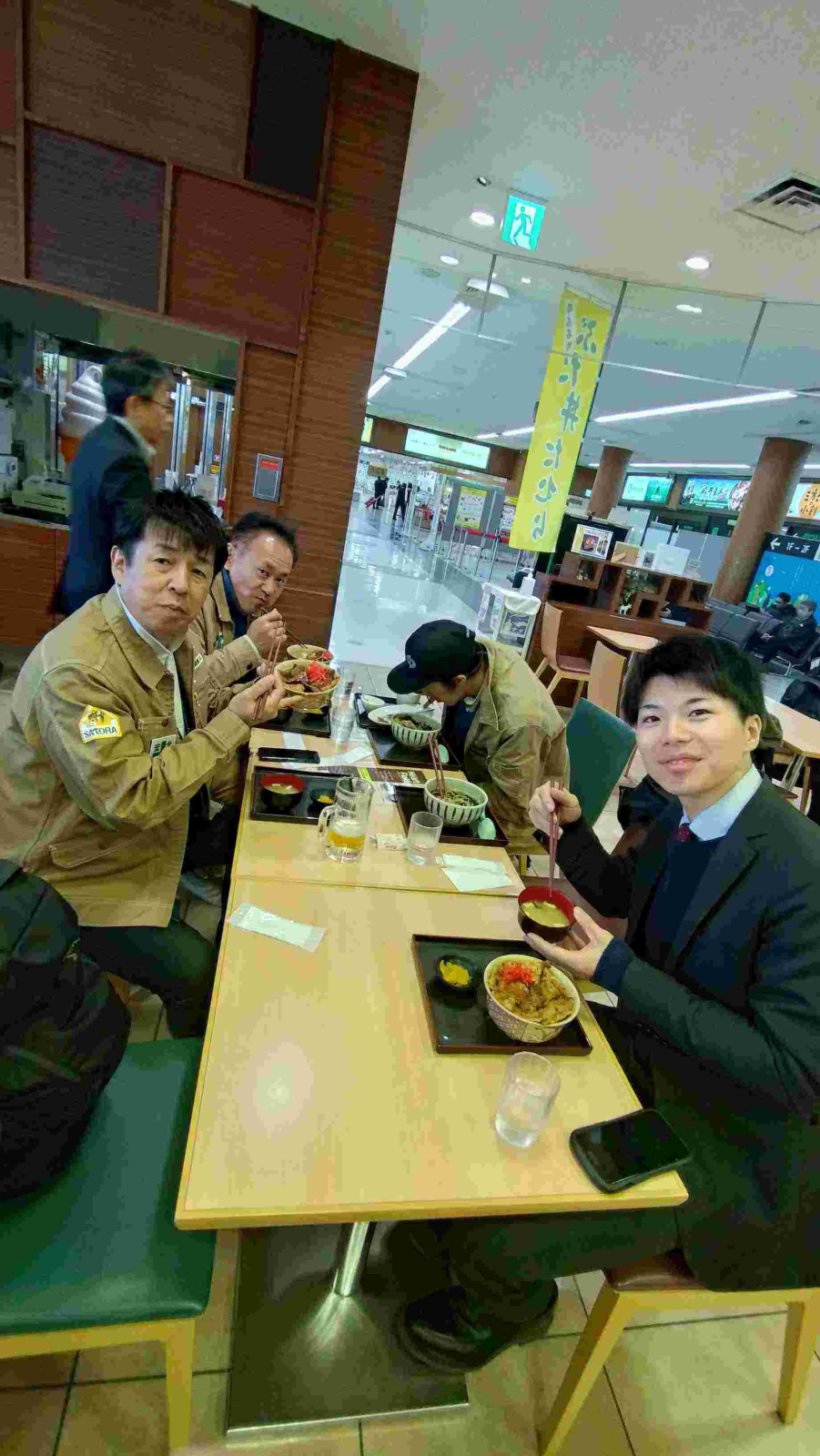 出発前の腹ごしらえ