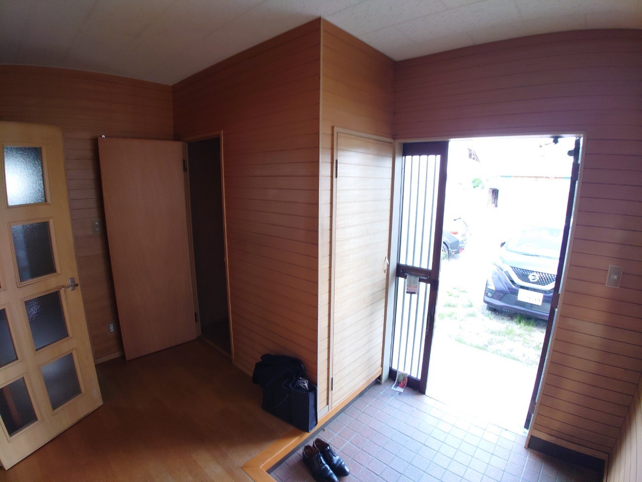 S様邸の着工前の玄関ホール