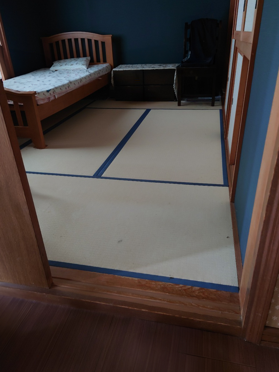 Ｄ様邸　床上げフロアー貼り工事